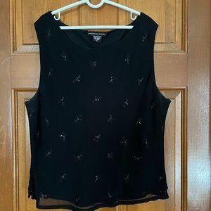 2-piece  American Angel Embroidered Sequined Top and Skirt Set Size L